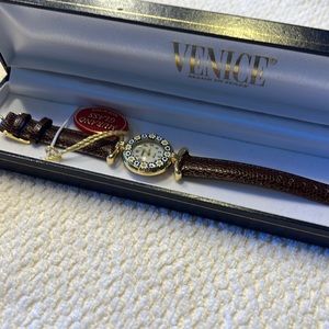 Rare Vera Pella Venice Italy Handmade Glass Watch